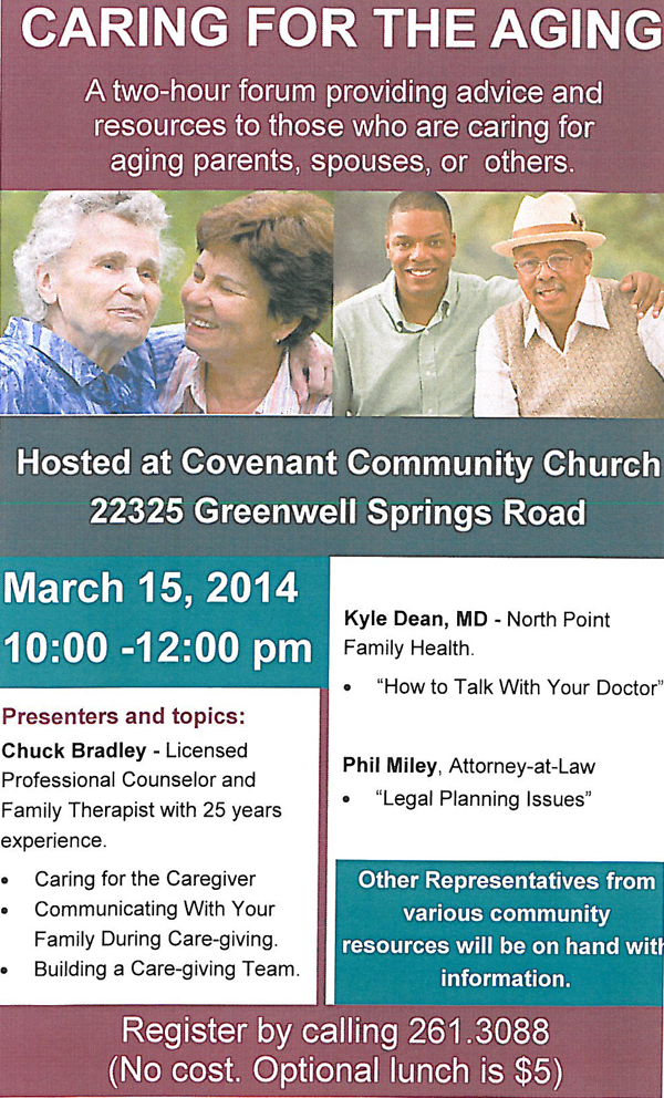 Covenant - Caring for the Ages ForumB